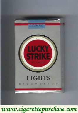 Lucky Strike Lights cigarettes soft box